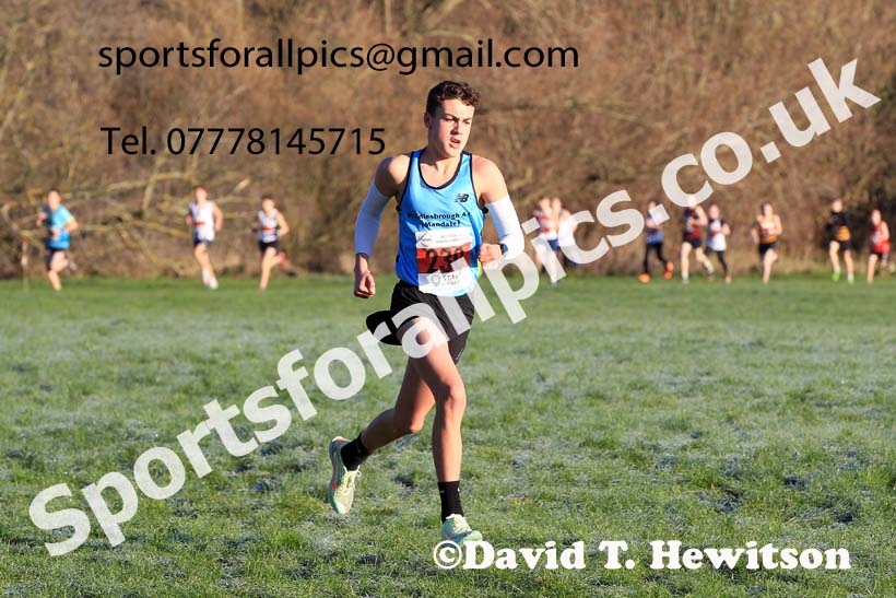 Boys under-15s, 2022 North Eastern Cross Country Champs., Temple Park, South Shields.  Photo: David T. Hewitson/Sports for All Pics